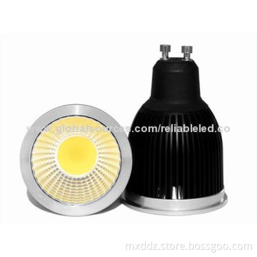 5W COB MR16/GU10/E27 Epistar Chip Warm Cool White 550-600lm High-power LED Spotlights, CE Mark